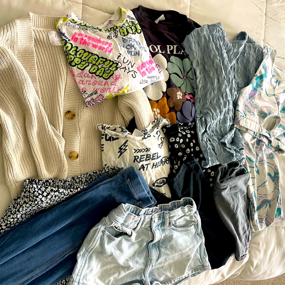 Lot of Zara Girls clothes size 11-12. In used good condition.